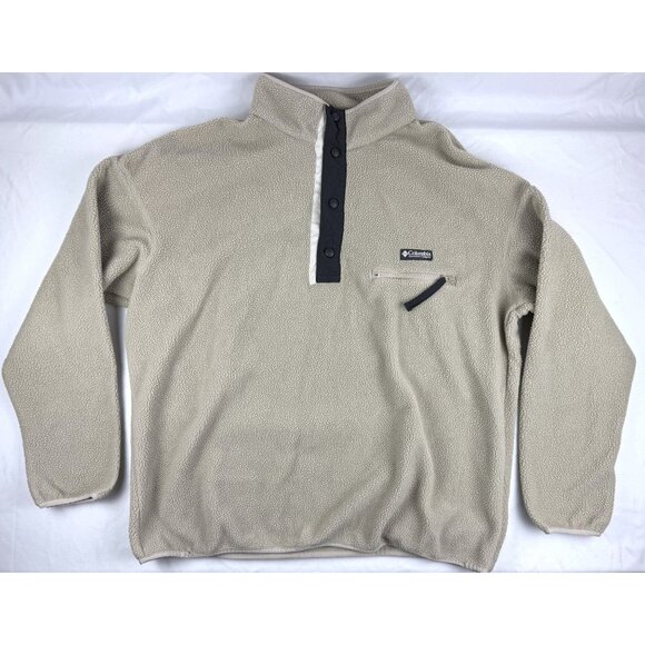 Columbia Men's Helvetia Half Snap Fleece Pullover Jacket XXL size  2XL - Picture 2 of 7